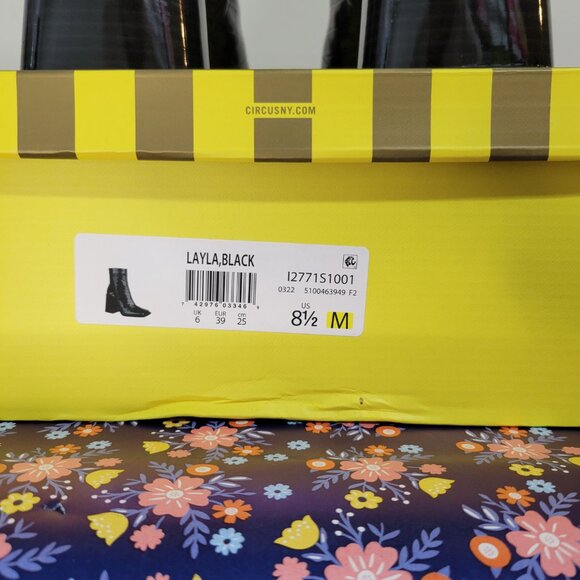 CIRCUS NY by SAM EDELMAN  CROC EMBOSSED ANKLE BOOTS NWOT - Picture 6 of 14